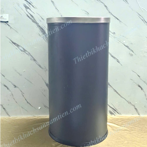 thùng rác nắp xoay bập bênh sắt sơn