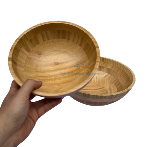 Tô Gỗ Tròn Đựng Salad, Trái Cây 28Cm NT0309151