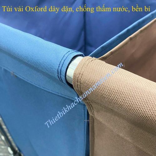 Xe Đẩy Đồ Vải 2 Ngăn Xếp Gọn Inox 201 NT0507028