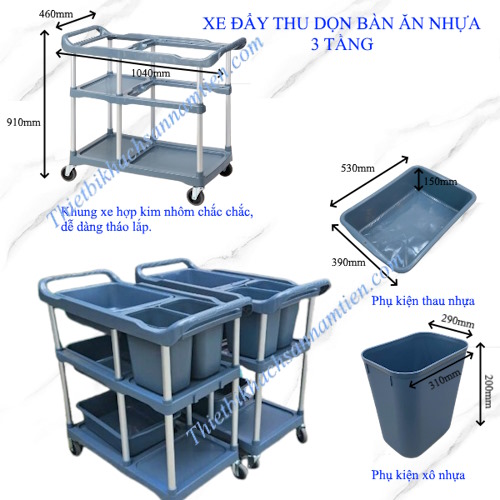 Xe Dọn Thức Ăn Thừa NT0406406